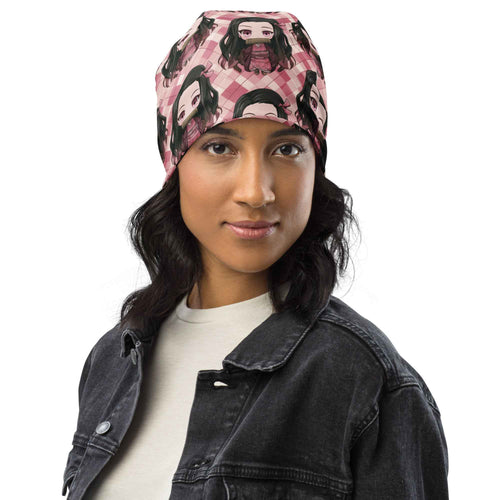 Cute Demon Girl All-Over-Print Beanie