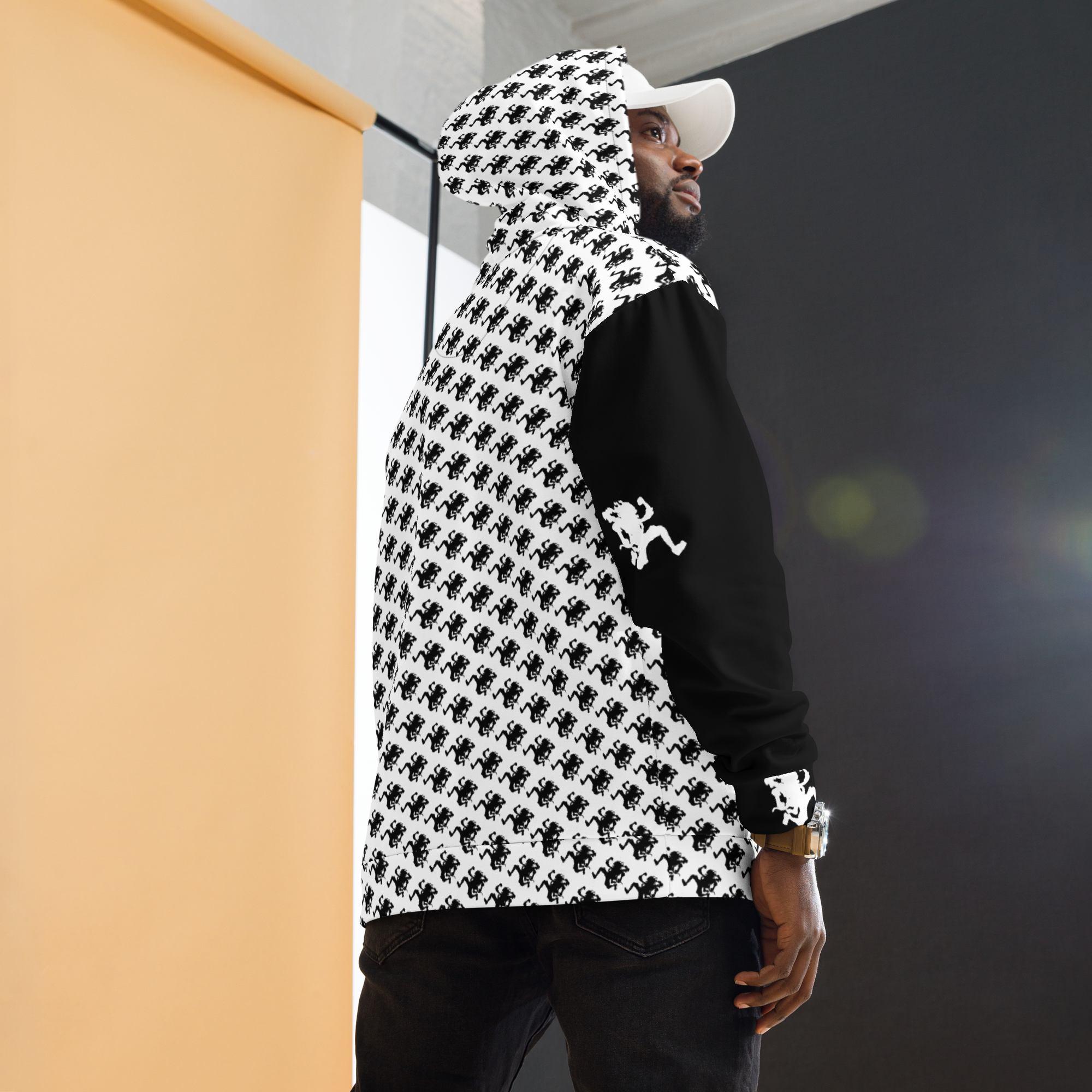 Sun God Nika Pattern Hoodie - Grand Line Treasures Anime Shop