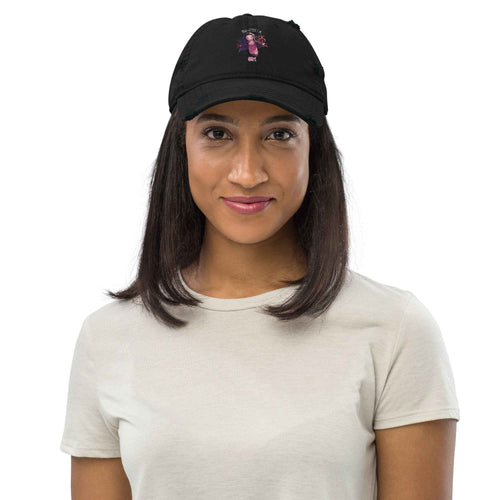 Distressed I'M JUST A GIRL Hat